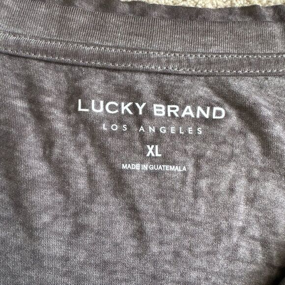 Lucky Brand Gray Crew Neck Tee - Picture 2 of 2